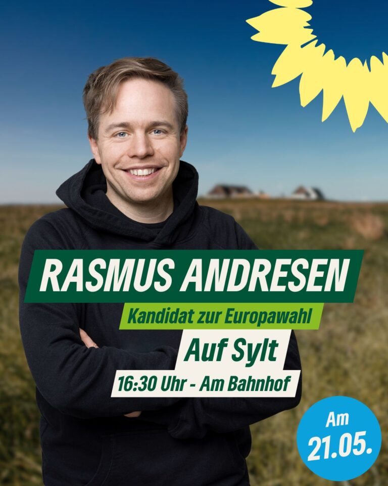 Besuch von Rasmus Andresen auf Sylt: Gespräche mit Bürger*innen stehen im Mittelpunkt